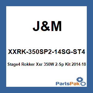 J&M XXRK-350SP2-14SG-ST4; Stage4 Rokker Xxr 350W 2-Sp Kit 2014-18 Streetglide