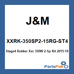 J&M XXRK-350SP2-15RG-ST4; Stage4 Rokker Xxr 350W 2-Sp Kit 2015-18 Roadglide