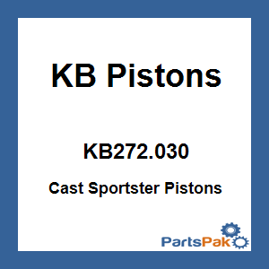 KB Pistons KB272.030; Cast Sportster Pistons