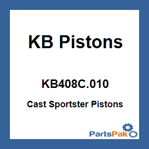 KB Pistons KB408C.010; Cast Sportster Pistons