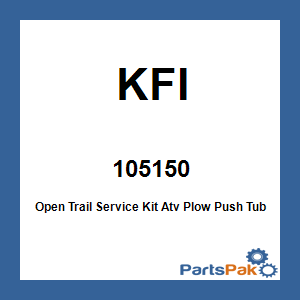 KFI 105150; Open Trail Service Kit Atv Plow Push Tube Hardware Kit