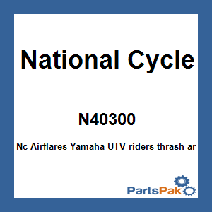 National Cycle N40300; Nc Airflares Fits Yamaha