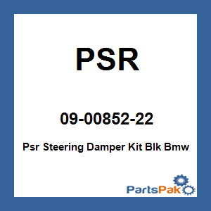 PSR 09-00852-22; Psr Steering Damper Kit Blk Bmw