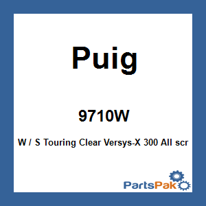 Puig 9710W; W / S Touring Clear Versys-X 300