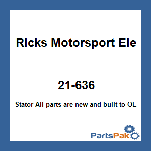 Ricks Motorsport Electrics 21-636; Fits Honda Stator