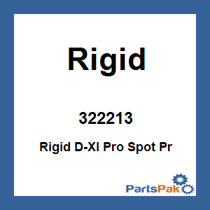 Rigid 322213; Rigid D-Xl Pro Spot Pair