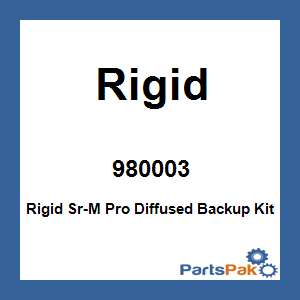 Rigid 980003; Rigid Sr-M Pro Diffused Backup Kit