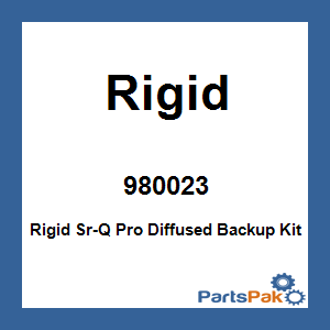 Rigid 980023; Rigid Sr-Q Pro Diffused Backup Kit