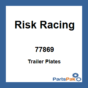 Risk Racing 77869; Trailer Plates