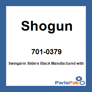 Shogun 701-0379; Swingarm Sliders Black