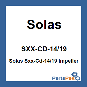 Solas SXX-CD-14/19; Solas Sxx-Cd-14/19 Impeller