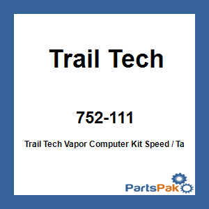 Trail Tech 752-111; Trail Tech Vapor Computer Kit Speed / Tach / Temp