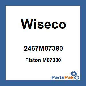 Wiseco 2467M07380; Piston M07380; Fits Polaris 600 IQ Racer 2008-2019