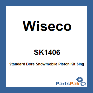 Wiseco SK1406; Standard Bore Snowmobile Piston Kit Single Ring; Fits Ski-Doo 800 ETEK 12-16' (2453M 3248KA)