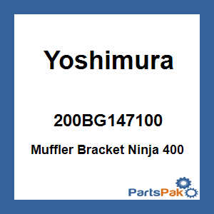 Yoshimura 200BG147100; Muffler Bracket Ninja 400