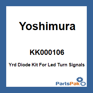Yoshimura KK000106; Yrd Diode Kit For Led Turn Signals