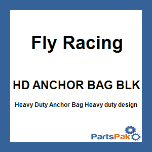 Fly Racing HD ANCHOR BAG BLK; Heavy Duty Anchor Bag