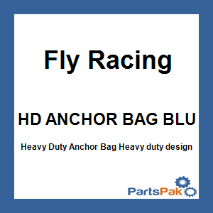 Fly Racing HD ANCHOR BAG BLU; Heavy Duty Anchor Bag
