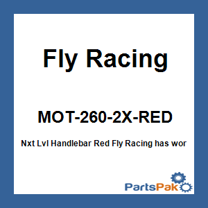 Fly Racing MOT-260-2X-RED; Nxt Lvl Handlebar Red