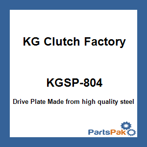 KG Clutch Factory KGSP-804; Drive Plate