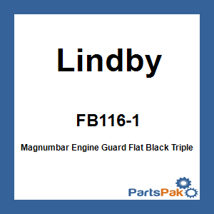 Lindby FB116-1; Magnumbar Engine Guard Flat Black