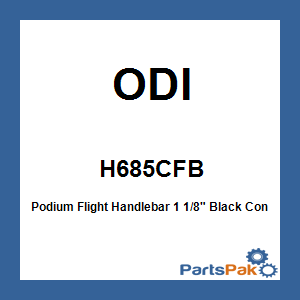 ODI H685CFB; Podium Flight Handlebar 1 1/8-inch Black