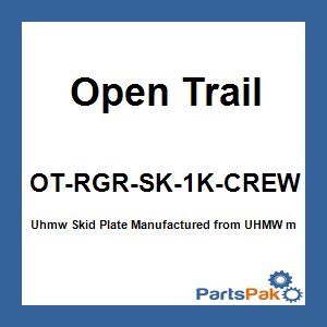 Open Trail OT-RGR-SK-1K-CREW; Uhmw Skid Plate