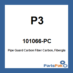 P3 101066-PC; Pipe Guard Carbon Fiber