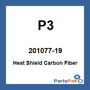 P3 201077-19; Heat Shield Carbon Fiber