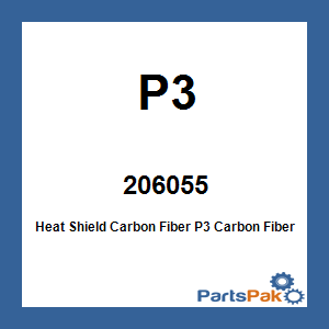 P3 206055; Heat Shield Carbon Fiber