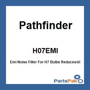 Pathfinder H07EMI; Emi Noise Filter For H7 Bulbs