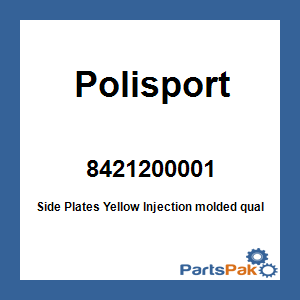 Polisport 8421200001; Side Plates Yellow