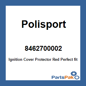 Polisport 8462700002; Ignition Cover Protector Red