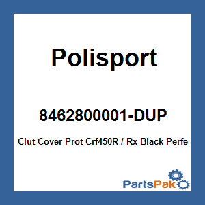 Polisport 8462800001-DUP; Clut Cover Prot Crf450R / Rx Black