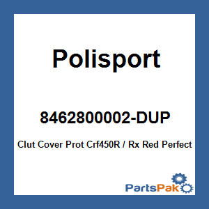 Polisport 8462800002-DUP; Clut Cover Prot Crf450R / Rx Red