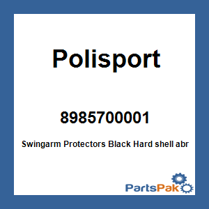 Polisport 8985700001; Swingarm Protectors Black