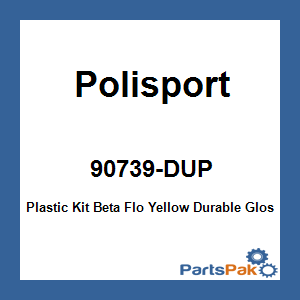 Polisport 90739-DUP; Plastic Kit Beta Flo Yellow