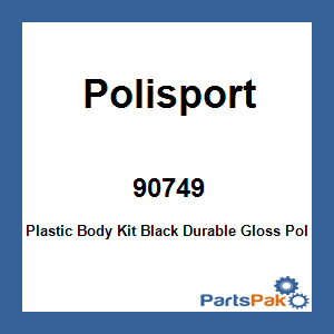 Polisport 90749; Plastic Body Kit Black