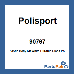 Polisport 90767; Plastic Body Kit White