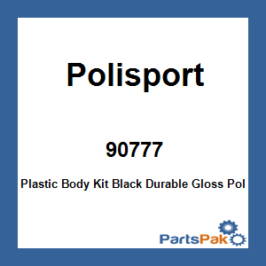 Polisport 90777; Plastic Body Kit Black