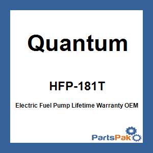 Quantum HFP-181T; Electric Fuel Pump