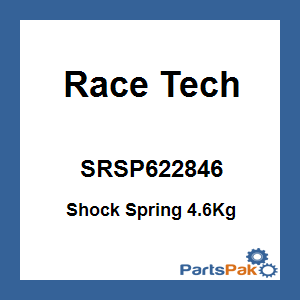 Race Tech SRSP622846; Shock Spring 4.6Kg