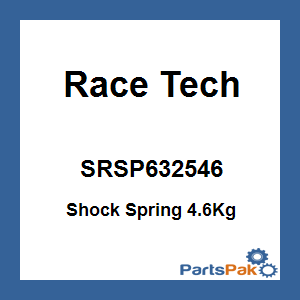 Race Tech SRSP632546; Shock Spring 4.6Kg
