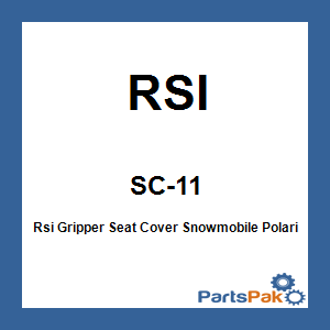 RSI SC-11; Rsi Gripper Seat Cover Snowmobile Fits Polaris Pro Rmk / Axys Rmk