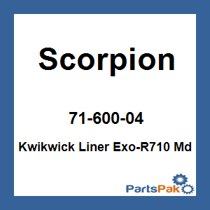 Scorpion 71-600-04; Kwikwick Liner Exo-R710 Md