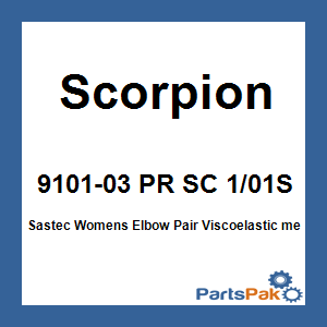 Scorpion 9101-03 PR SC 1/01S; Sastec Womens Elbow Pair