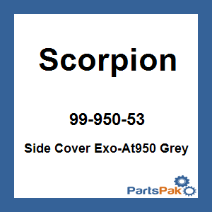 Scorpion 99-950-53; Side Cover Exo-At950 Grey