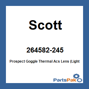 Scott 264582-245; Prospect Goggle Thermal Acs Lens (Light Sensitive)