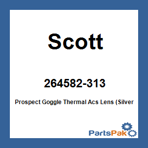 Scott 264582-313; Prospect Goggle Thermal Acs Lens (Silver Chrome)