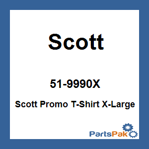 Scott 51-9990X; Scott Promo T-Shirt X-Large